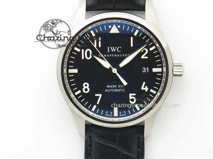 MIROTIME 0808 UrbanChic Pilot Chrono 2016 IW377714 ZF 1:1 Best Edition Blue Dial On SS Bracelet A7750 V 7272